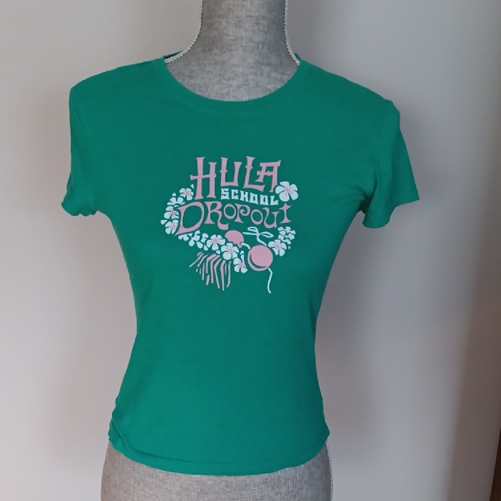 Wmn's HULA SCHOOL DROPOUT T-shirt - Size XS